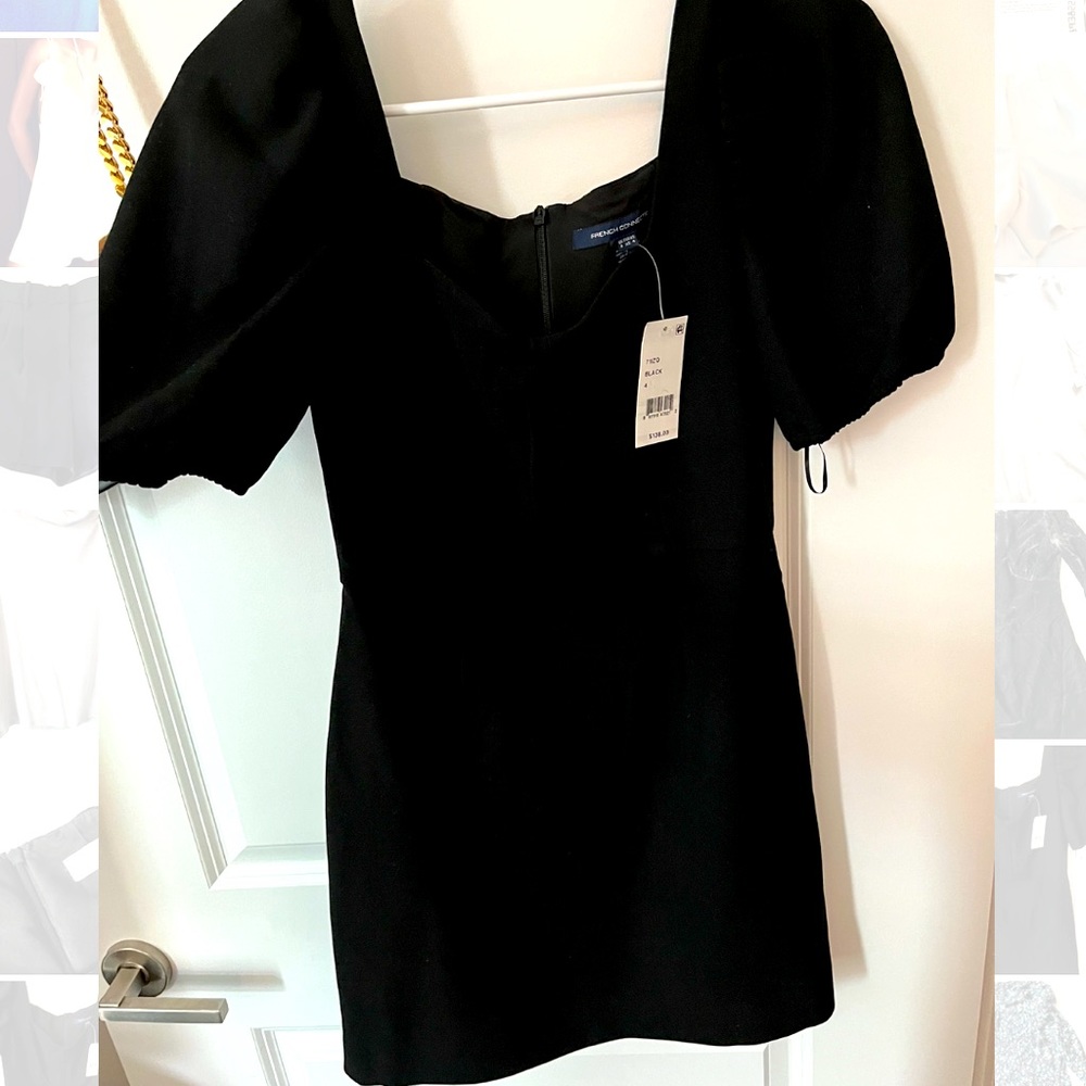 French Connection Black Mini Dress - Size 4